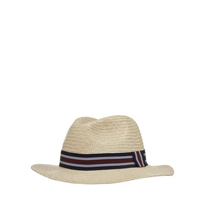 Natural straw panama hat